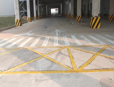 长治长治厂区道路标线施工
